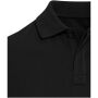 Graphite 180 g/m² unisex OCS organische polo met korte mouwen - Zwart - XS