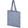 Pheebs 150 g/m² Aware™ gerecyclede draagtas - Gemêleerd blauw