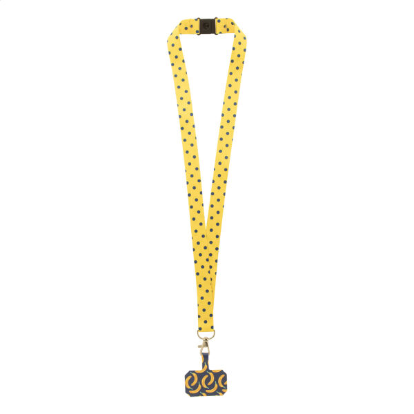 Subyard Mobile Safe - custom made lanyard met mobiele telefoonhouder en RPET-sleutelkoord