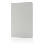 Salton A5 GRS gecertificeerd recycled papieren notitieboek, wit