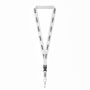 Afneembare lanyard van biologisch katoen met zeefdruk Afneembare lanyard van biologisch katoen met zeefdruk