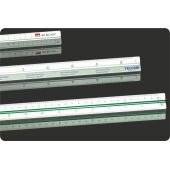Aluminium driehoeksliniaal zilver