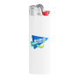 BIC® J26 Aansteker J26 Lighter BO opaque white_BA white_FO red_HO chrome