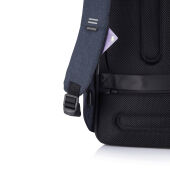 Bobby Hero Regular, anti-diefstal rugzak, donkerblauw, zwart