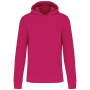 Ecologische kindersweater met capuchon Fuchsia 12/14 jaar