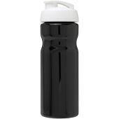 H2O Active® Base 650 ml sportfles met flipcapdeksel - Zwart/Wit