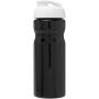 H2O Active® Base 650 ml sportfles met flipcapdeksel - Zwart/Wit