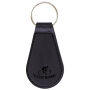 Sleutelhanger P02427, Leder, Zwart