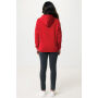 IQONIQ Rila lichtgewicht gerecycled katoen hoodie, rood (XXL)