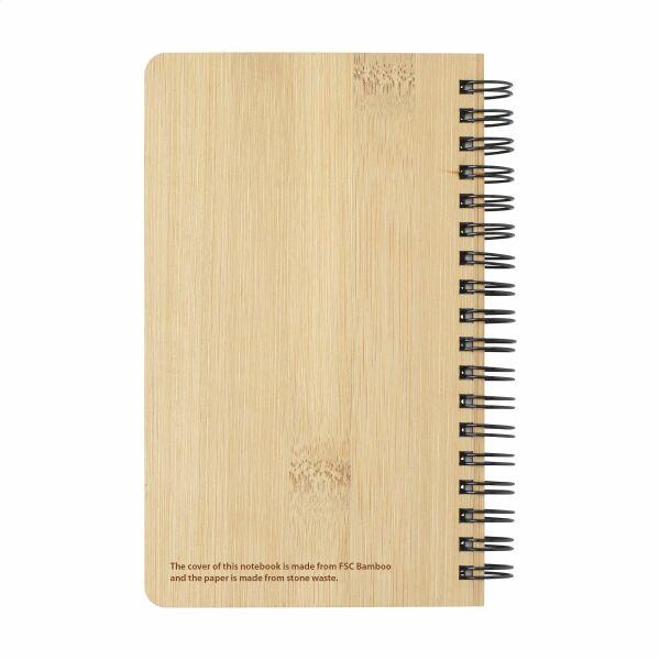 Notebook made from Stonewaste-Bamboo A6 Notizbuch - braun Notebook made from Stonewaste-Bamboo A6 Notizbuch - braun