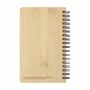 Notebook made from Stonewaste-Bamboo A6 notitieboek - bruin