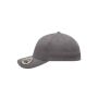 6 Panel Elastic Fit Baseball Cap dark grey L/XL