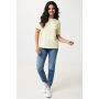 IQONIQ Sierra lichtgewicht gerecycled katoen t-shirt, cream yellow (XXS)