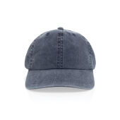 BEAU AWARE™ Washed 6 panel 270gsm cotton twill cap, donkerblauw