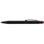 Aluminium rubberen balpen Formentera rood