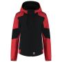 Softshell Capuchon Bicolor Redefined Dames 406119 Black-Brightred XXL
