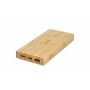 Bamboe Powerbank Draadloos Opladen 8000mAh - Natuur