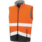 fluorescent orange/black