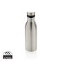 RCS gerecycled roestvrijstalen luxe waterfles, zilver
