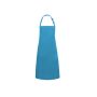 BIB APRON BASIC WITH BUCKLE, TURQUOISE, One size, KARLOWSKY
