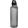 Oregon 750 ml waterfles van RCS-gecertificeerd gerecycled plastic met karabijnhaak - Zwart