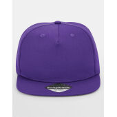5 Panel Snapback Rapper Cap - Graphite Grey - One Size