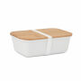 THURSDAY - Lunchbox PP bamboe deksel 1L - Wit