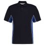 Track Poly/Cotton Piqué Polo Shirt, Navy/Royal Blue, 3XL, Kustom Kit