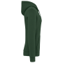 Ecologische uniseks sweater met capuchon Forest Green XXS