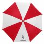 Polyester (190T) paraplu Russell blauw/wit
