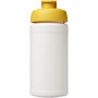 Baseline® Plus 500 ml sportfles met flipcapdeksel - Wit/Geel Baseline® Plus 500 ml sportfles met flipcapdeksel - Wit/Geel