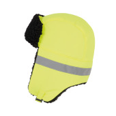 Gewatteerde pet met oorkleppen Fluorescent Yellow One Size Gewatteerde pet met oorkleppen Fluorescent Yellow One Size