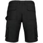 Eco-friendly heren bermuda met meerdere zakken Black 5XL