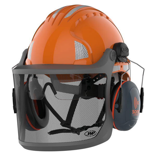 Sonis Compact EVOGuard™ M3 bosbouwhelm met Sonis Compact oorkappen