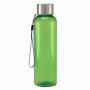 Tritan drinkfles 650 ml met RVS dop, transparant groen Tritan drinkfles 650 ml met RVS dop, transparant groen