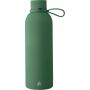 Bouteille à double paroi en acier inoxydable recyclé (500 ml) Sena groen