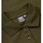 Poloshirt met lange mouw | stretch | dames - Olijf, XS