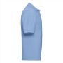 RUS Men Classic Polycotton Polo, Sky, XS