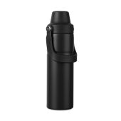 VINGA Baltimore Trek RCS recycled SS fles 600 ML, zwart