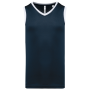 Basketbalshirt voor heren Navy / White 4XL