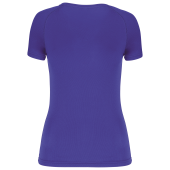 Dames sport-T-shirt V-hals Violet XXL