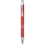 Moneta aluminium balpen (blauwe inkt) - Rood