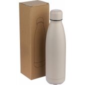 Gerecyclede dubbelwandige drinkfles 500 ml Sunny - zwart