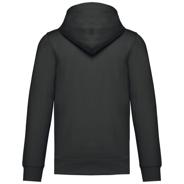 Gerecycleerde sweater met capuchon uniseks Dark Grey 5XL