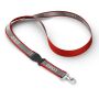 Afneembare polyester keycord met reflecterende overlay