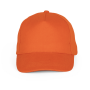Baseballpet - 5 panelen Orange One Size