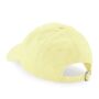 LOW PROFILE 6 PANEL DAD CAP, PASTEL LEMON, One size, BEECHFIELD