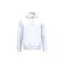 Ecologische uniseks sweater met capuchon White 4XL