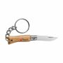Opinel Sleutelhanger met Zakmes No 02 - houtbruin