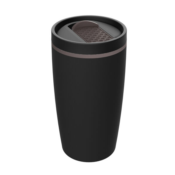 Thermo mug RETUMBLER-METZ - brown, black Thermo mug RETUMBLER-METZ - brown, black